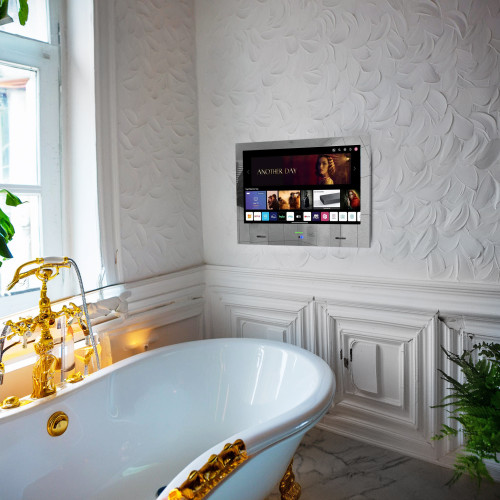 Sarason 19" WebOS Smart Waterproof Mirror Bathroom TV