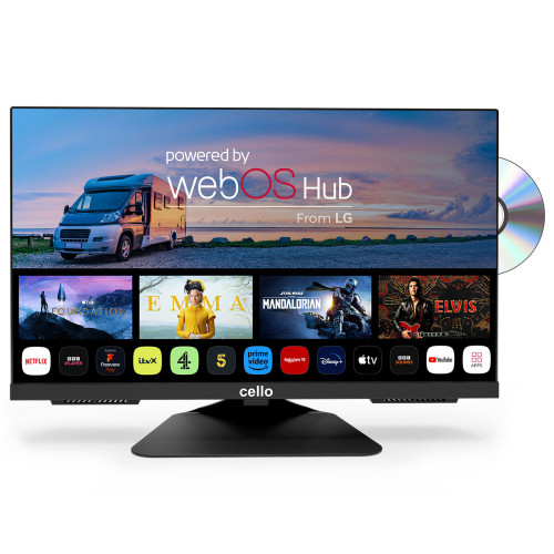 Cello Smart 12-Volt Traveller Televisions with DVD Player