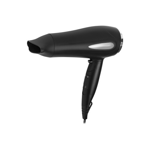 Bedford Black & Chrome Folding Hair Dryer 2000w