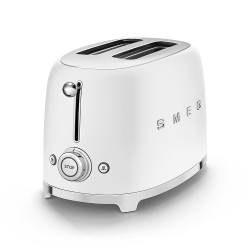 Smeg Standard White 2 Slice Toaster 950w