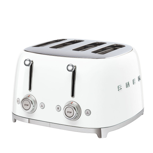 Smeg Standard 4 Slice Toaster 2000w - White