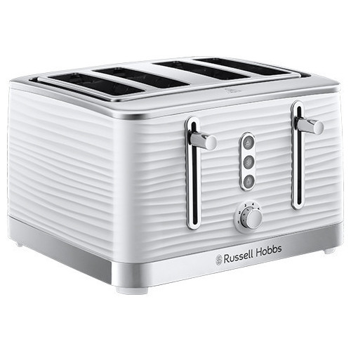 Russell Hobbs Inspire 4 Slice Toaster 1800w - White