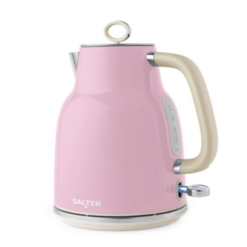 Salter Retro Kettle 3000w | 1.7 Litre - Pink