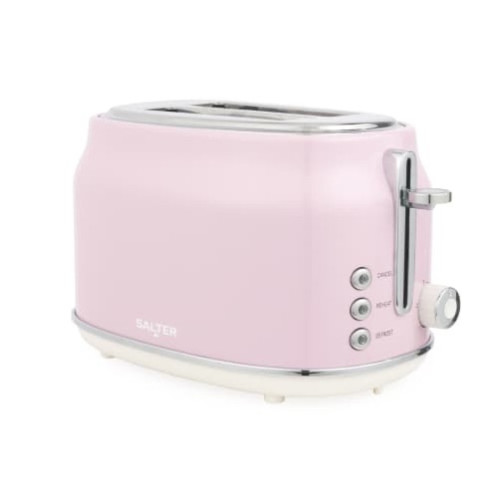 Salter Retro 2 Slice Toaster 815w - Pink