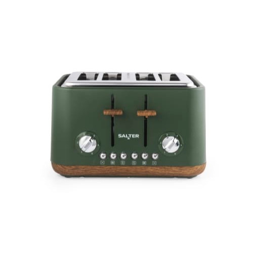 Salter Toronto 4 Slice Toaster 1630w - Green