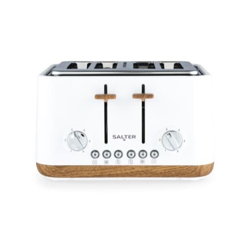 Salter Toronto 4 Slice Toaster 1630w - White
