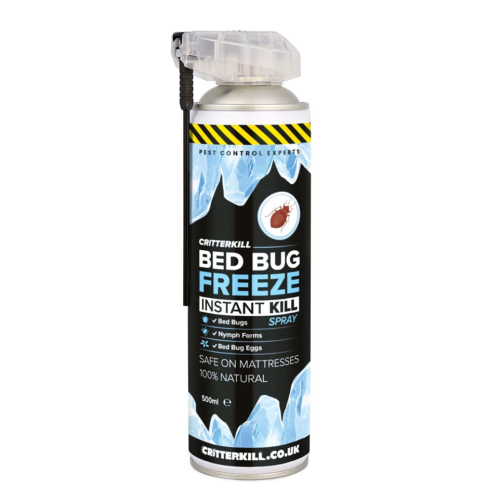 CritterKill Bed Bug Freeze Instant Kill Spray 500ml