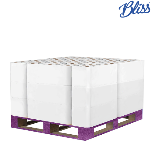 Bliss Triple Quilted Luxury 3 Ply Toilet Roll (Half Pallet of 1320 Rolls)