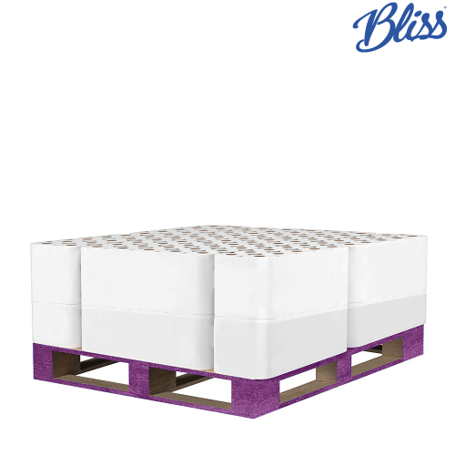 Bliss Triple Quilted Luxury 3 Ply Toilet Roll (Quarter Pallet of 660 Rolls)