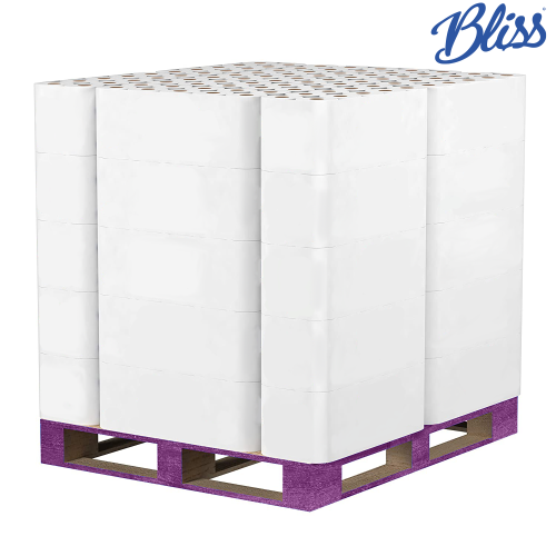 Bliss Triple Quilted Luxury 3 Ply Toilet Roll (Full Pallet of 2640 Rolls)