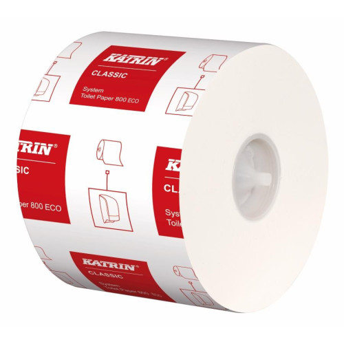 Katrin Classic System 800 2 Ply Toilet Roll 4.5cm Core (Case of 36)