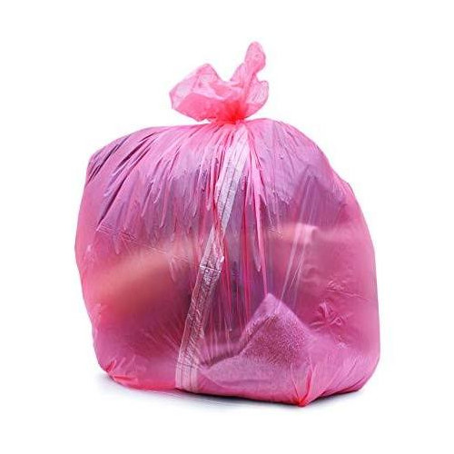 Red Laundry Bags with Soluble Dissolving Strip (Pack of 200 Bags) - 71 x 96.5cm