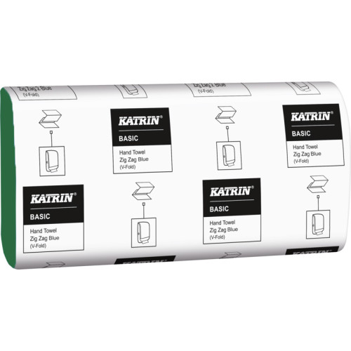 Katrin Z-Fold 1 Ply Hand Towel (Box of 20) - Green