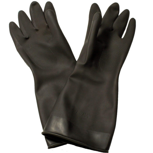 Ramon Black Tough Industrial Gloves (Box of 100) - Medium