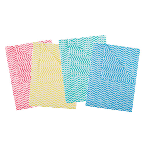 All Purpose Non Woven Wipes (Box of 50) - Assorted Colours
