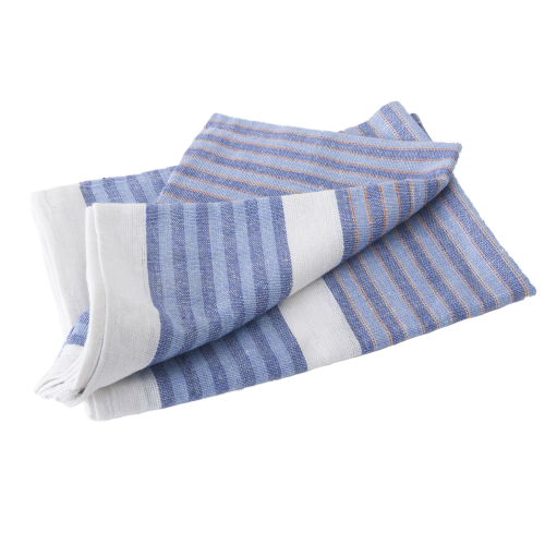 Blue Two Tone Tea Towel (Box of 10)