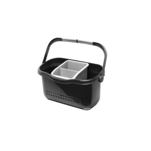 Addis Sink Caddy (H10.5 x W25 x D12cm) - Black/Grey