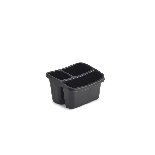 Whitefure Plastic Sink Organiser 24 x 15cm - Black