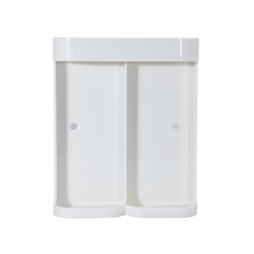 Ultralux Dispenser Bracket (to fit Rectangle 285ml Bottles) - Double - White