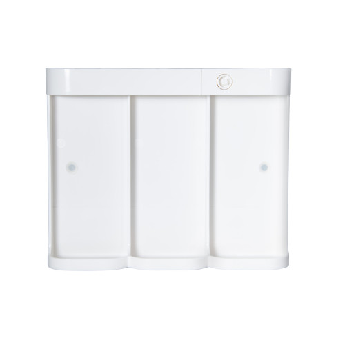 Ultralux Dispenser Bracket (to fit Rectangle 285ml Bottles) - Triple - White
