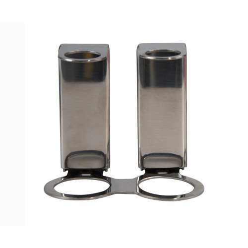 Stainless Steel Dispenser Locking Bracket (to fit Empty 300ml Bottles) - Double