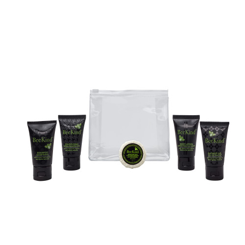 Grip Lock Bag Toiletries Welcome Pack (Box of 50) - BeeKind