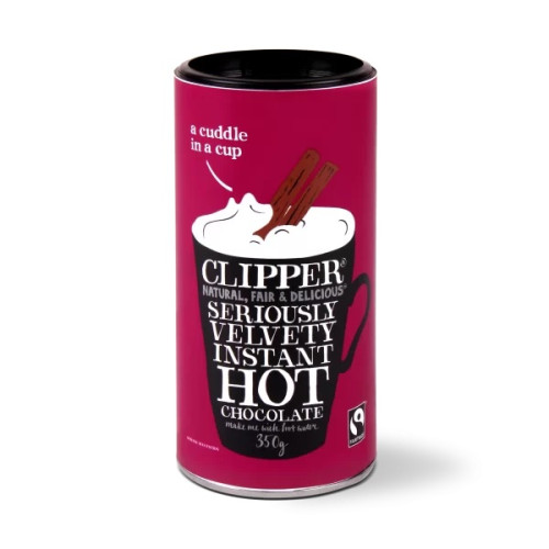 Clipper Fairtrade Hot Chocolate 350g (Box of 6)