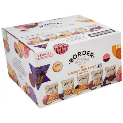 Borders Biscuits Twin Pack (Box of 100 Mixed Selection)