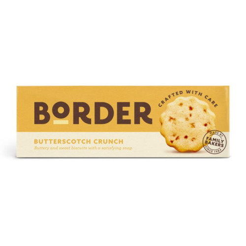 Border Biscuits Butterscotch Crunch Pack 150g (Box of 12)