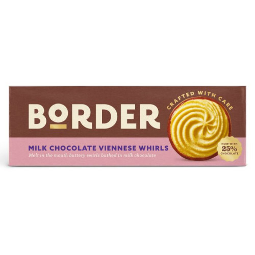 Border Biscuits Chocolate Viennese Whirls Pack 150g (Box of 12)