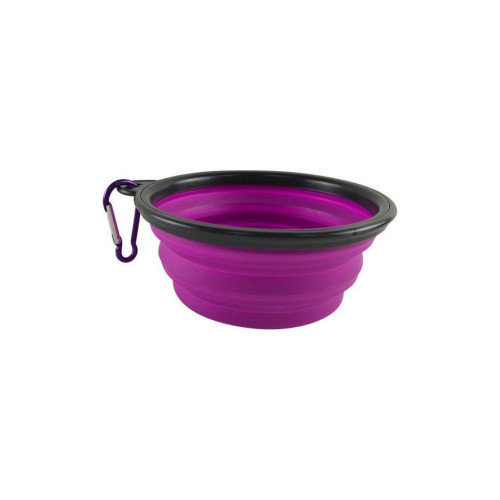Rubber Collapsible Dog Water Bowl 13cm