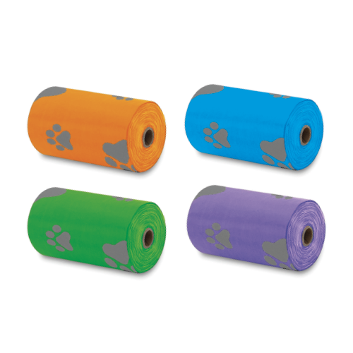 Coloured Dog Waste Bags (Roll of 60)