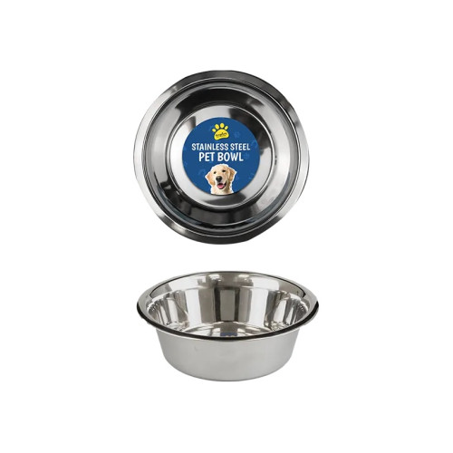 Stainless Steel Pet Bowl 21cm
