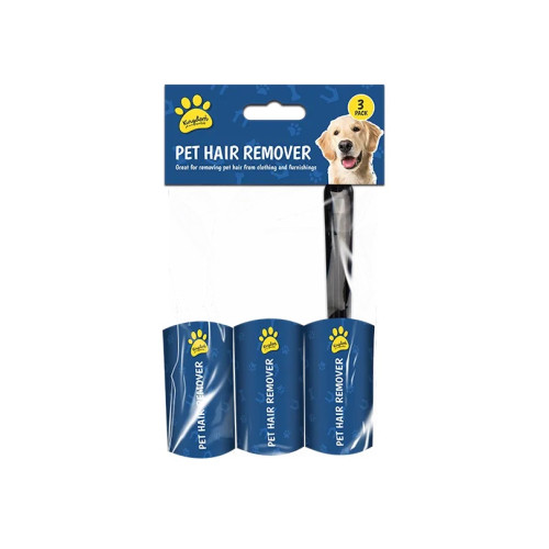 Pet Hair Roller and Refills 3 Rolls