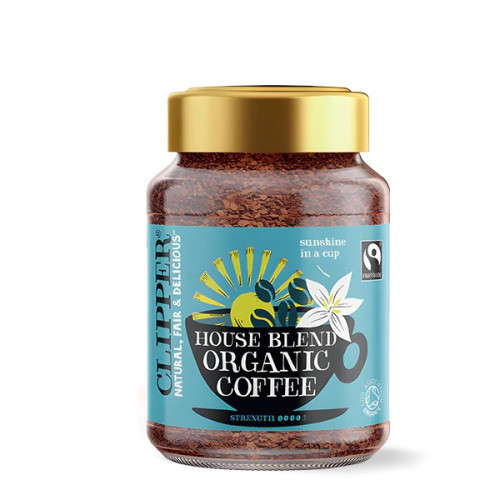 Clipper Fairtrade House Blend Instant Coffee 100g (Box of 6)