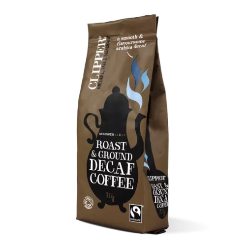 Clipper Fairtrade Organic Ground Decaff Coffee 227g (Box of 8)