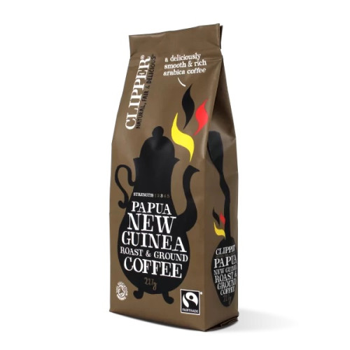 Clipper Fairtrade Organic Ground Italian Coffee 227g (Box of 8)