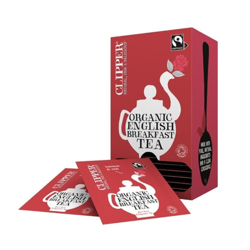 Clipper Fairtrade Organic English Breakfast Tea Bags (Box of 250)