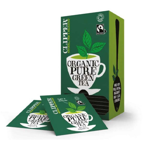 Clipper Fairtrade Organic Green Tea Bags (Box of 25)