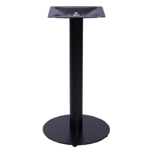 Alpha Black Powder Coated Round Table Base (D40 x W40 x H72cm)