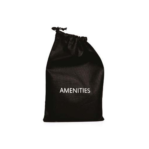 London Collection Black Amenities Bag (Box of 20)