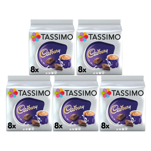 Tassimo T Discs Cadbury Hot Chocolate Pods (Pack of 40)