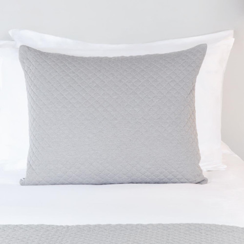 Essentials Regency Quilted Waffle Polyester Filled Cushion 45 x 55cm - Grey