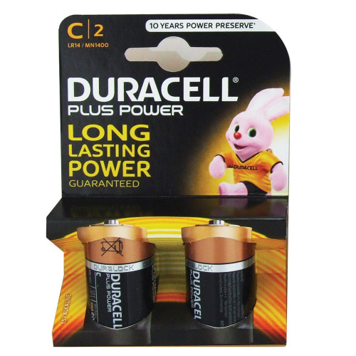C Batteries (Box of 2)