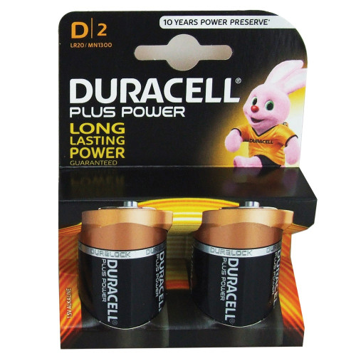 D Batteries (Box of 2)