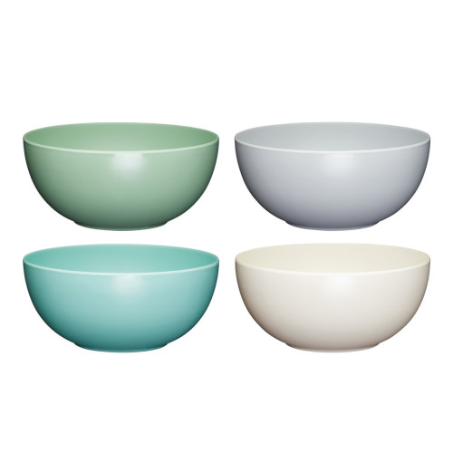 Colourworks Classics Set of 4 Melamine Bowls 15cm