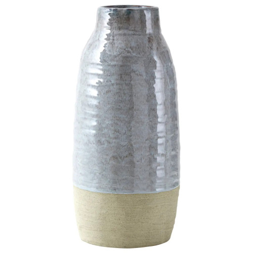 Grey Glazed Porcelain Pastle Tone Vase 34 x 16cm