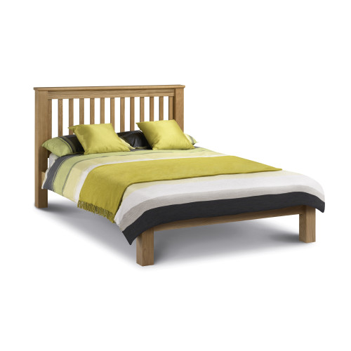 Amsterdam Oak Low Foot End Bed - Double (D209 x W148 x H110cm)