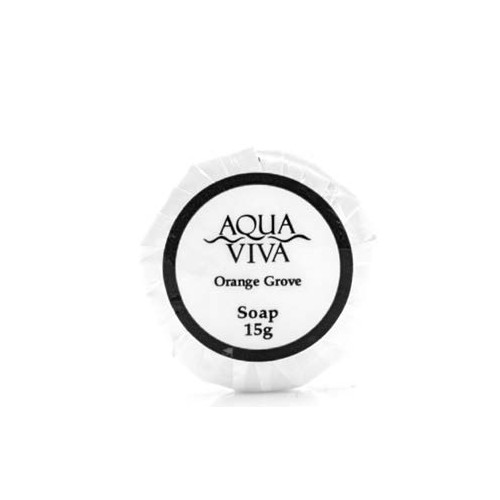 Aqua Viva Collection Round Pleated Tissue Soap 15g (Box of 250)