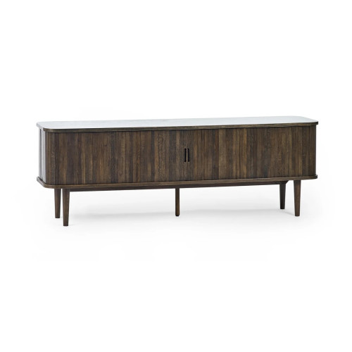 Arya Rich Dark Oak TV Unit (D40 x W160 x H55cm)